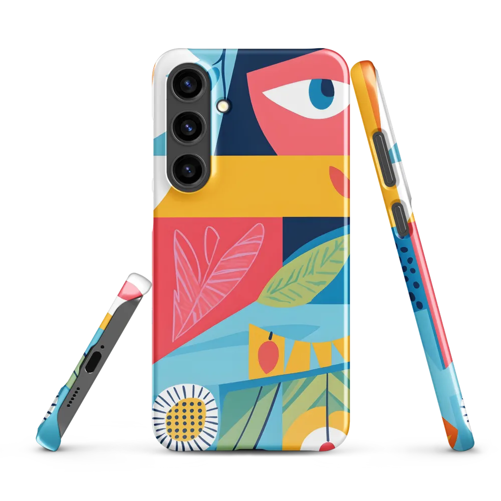 Vibrant Geometric Visage