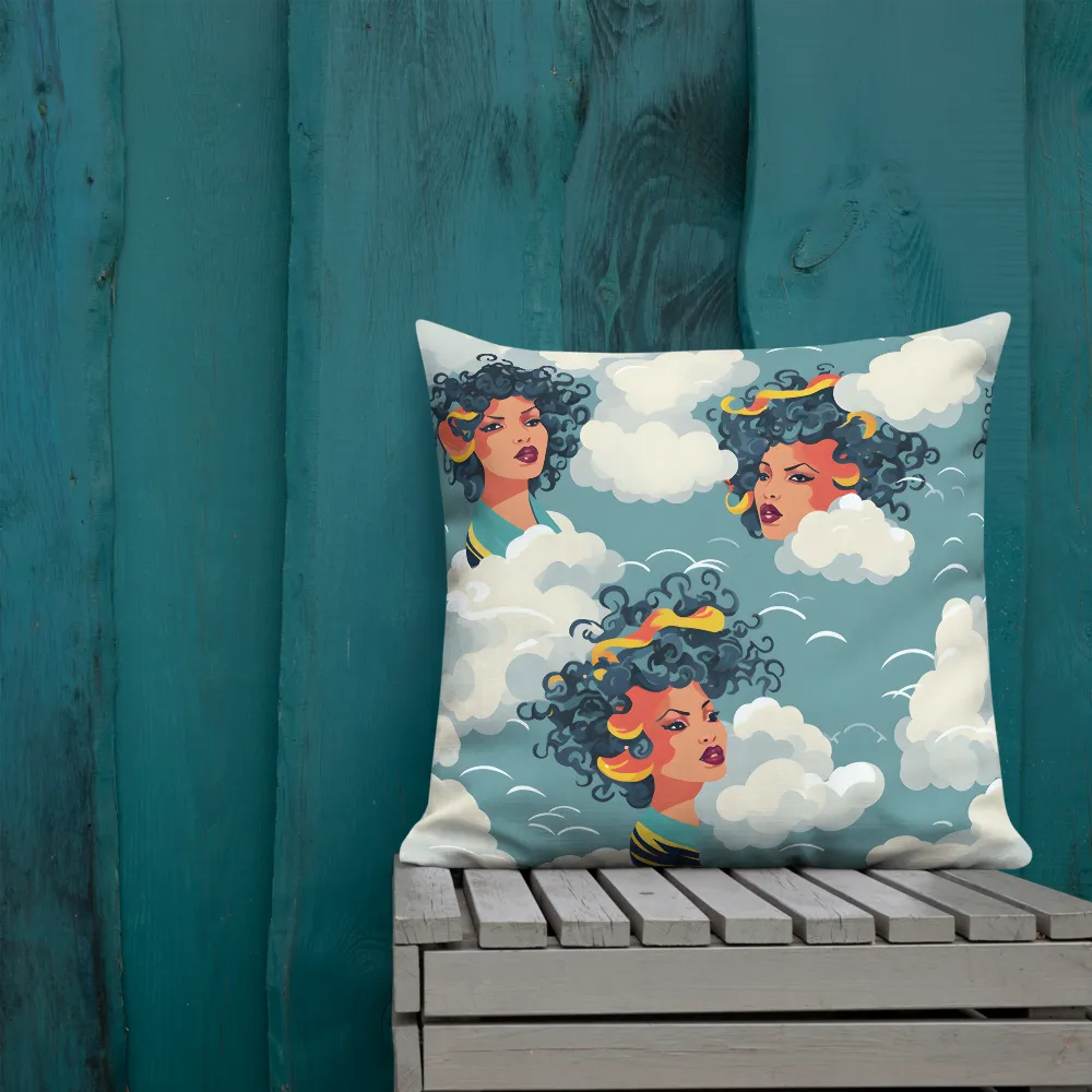 Whimsical Dreams in the Sky | Pillow | 22″×22″