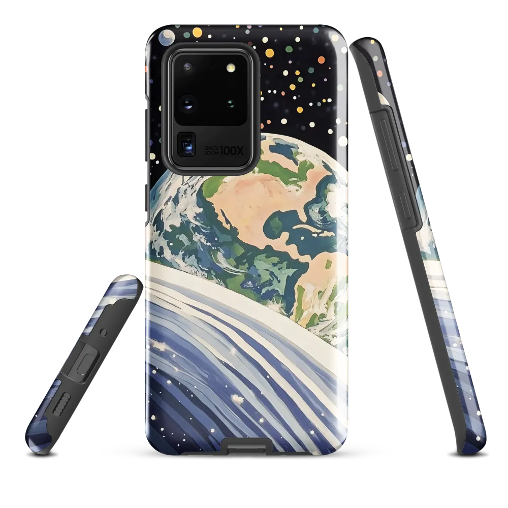 Celestial View: A Surreal Journey Through Space