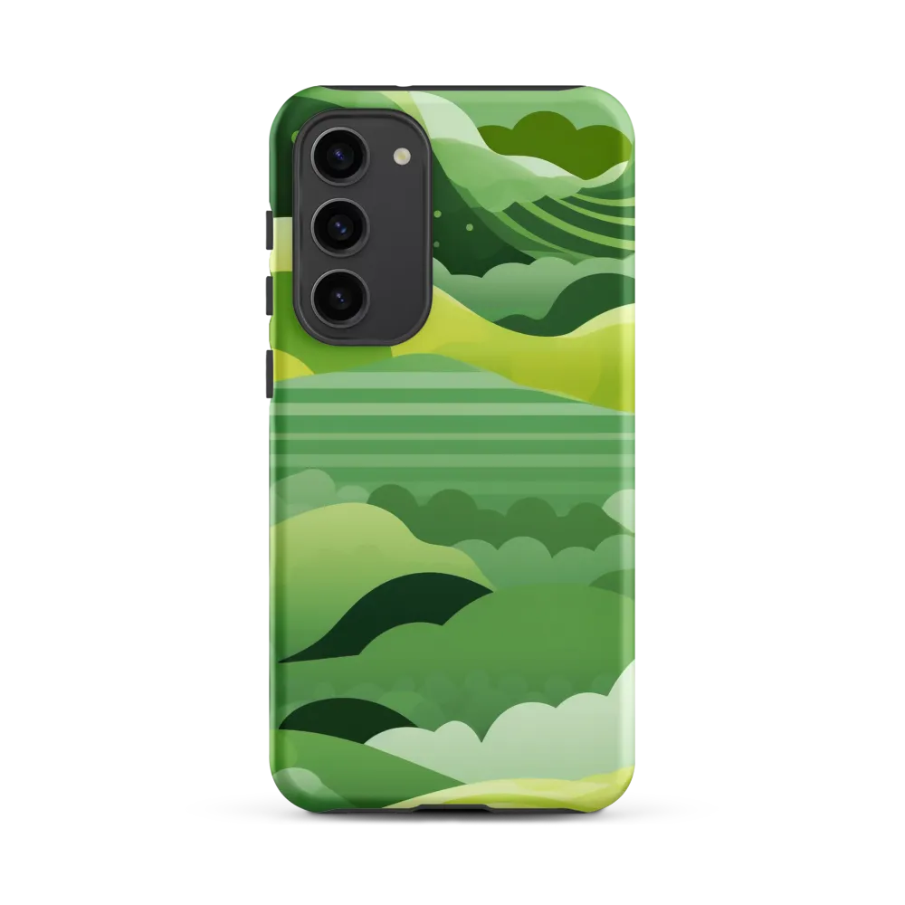 Tranquility in Green Waves