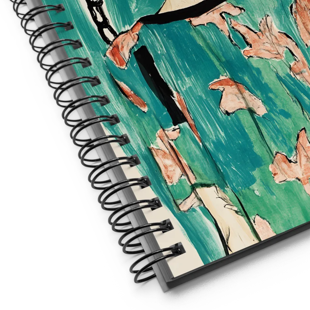 Portrait of Elegance | Spiral Notebook