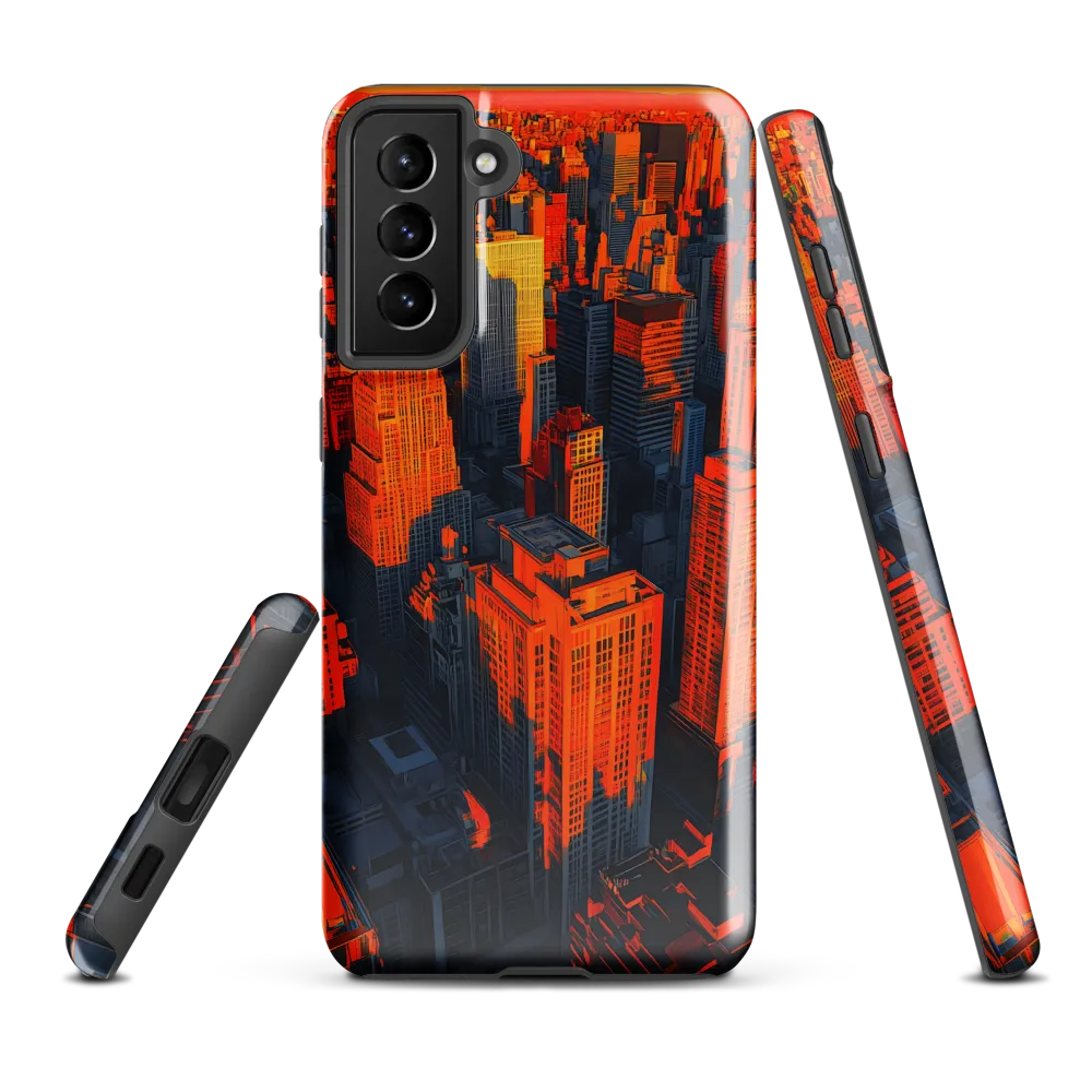Urban Dawn: A Digital Ode to Skyscrapers