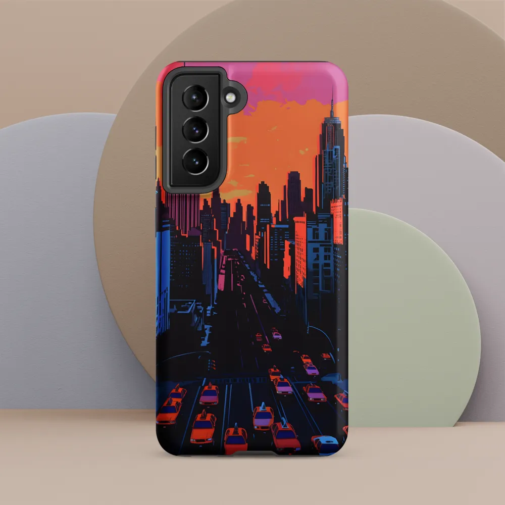 Sunset Over Skyscrapers