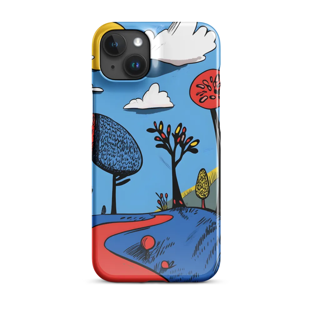 Whimsical Pathways Through a Colorful Landscape