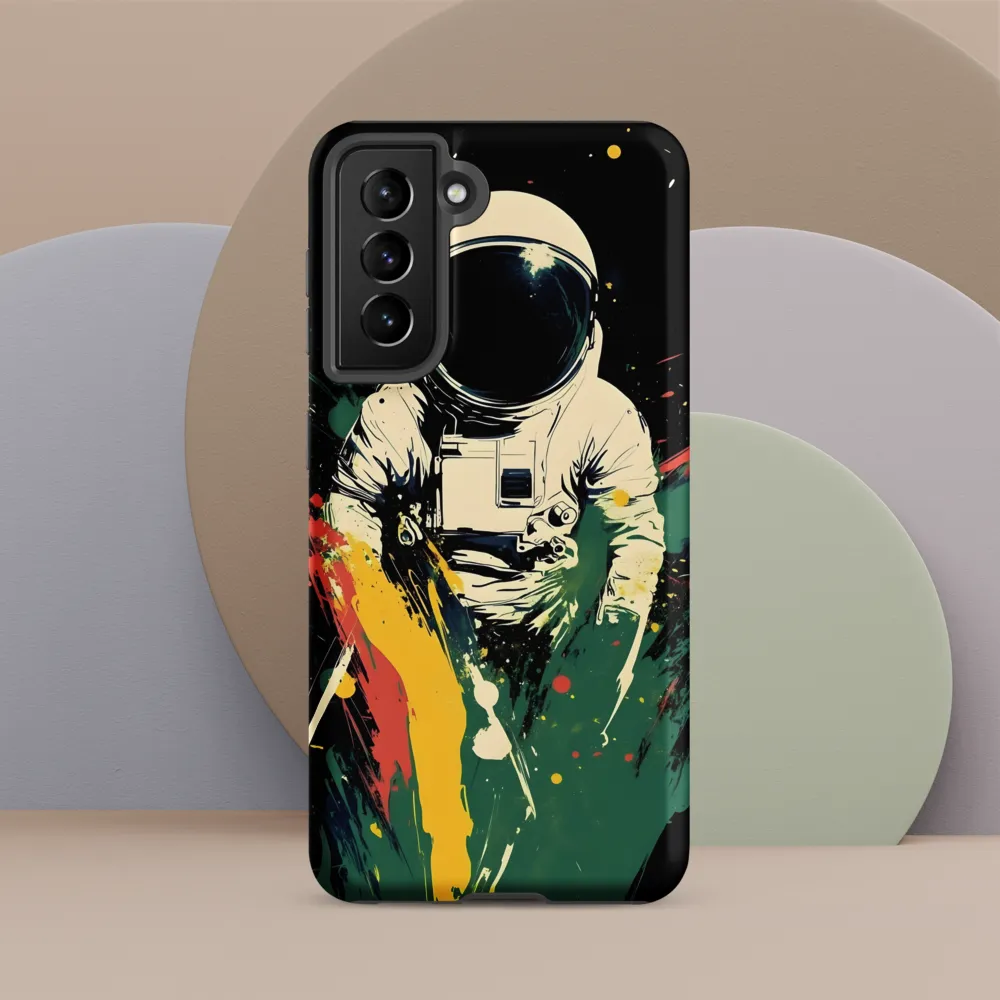 Cosmic Splash: The Astronaut's Journey