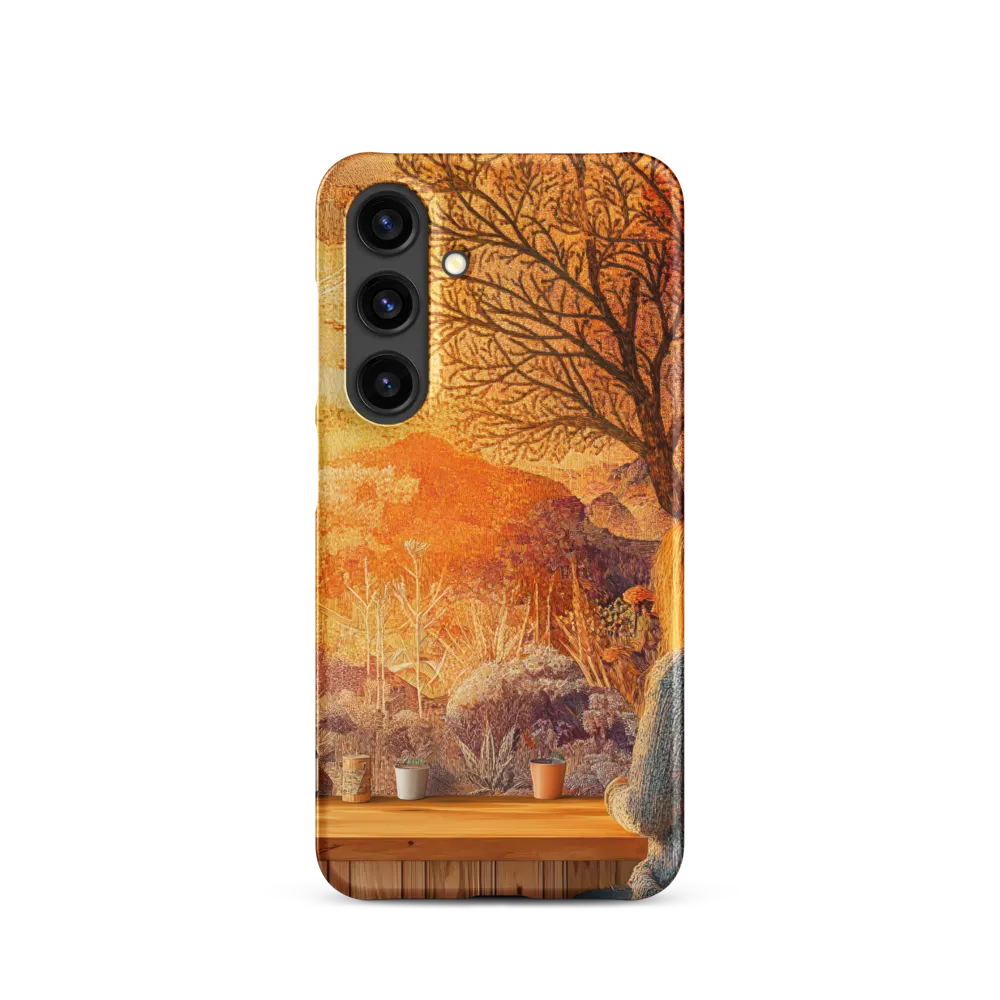 Whispers of a Golden Sunset | Phone Case |  S24 | Snap Case | Matte