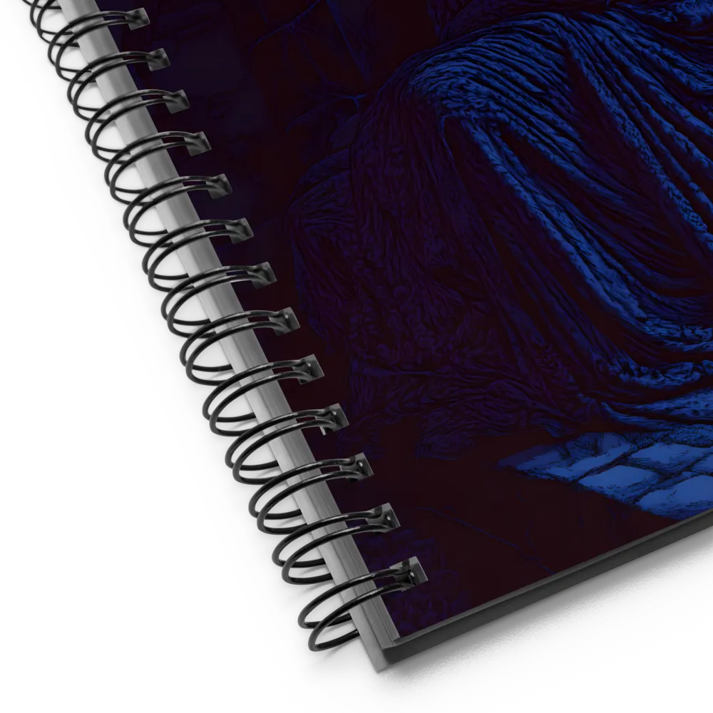 Veil of Melancholy | Spiral Notebook