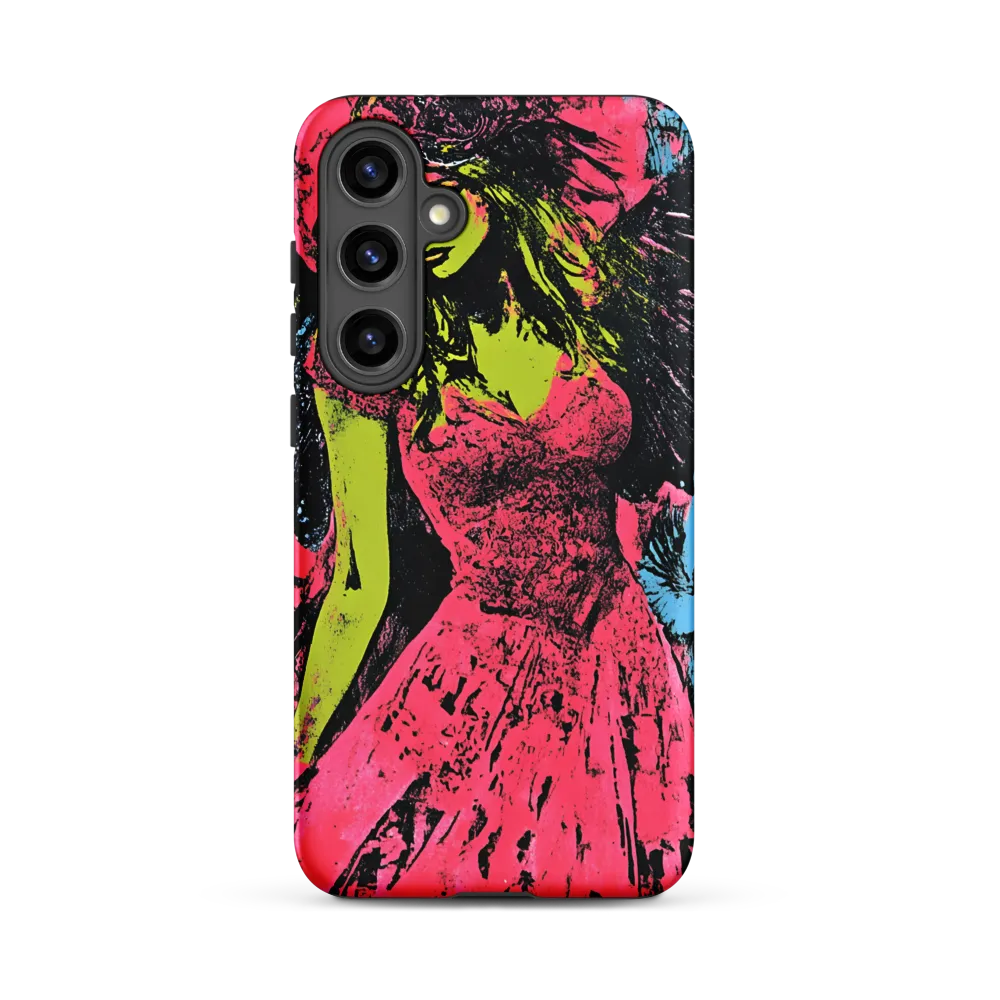 Mystical Angel in Neon Dreams