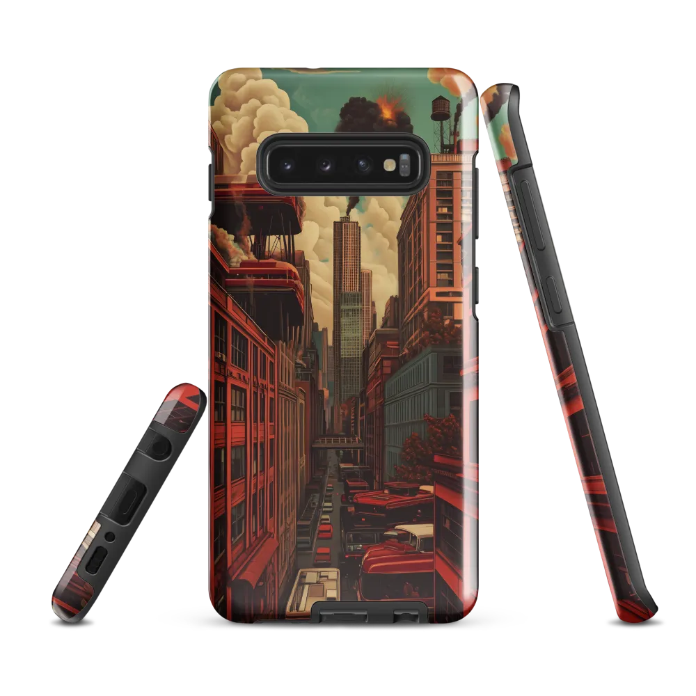 Urban Chaos: A Surreal Exploration | Phone Case |  S10 Plus | Tough Case | Glossy