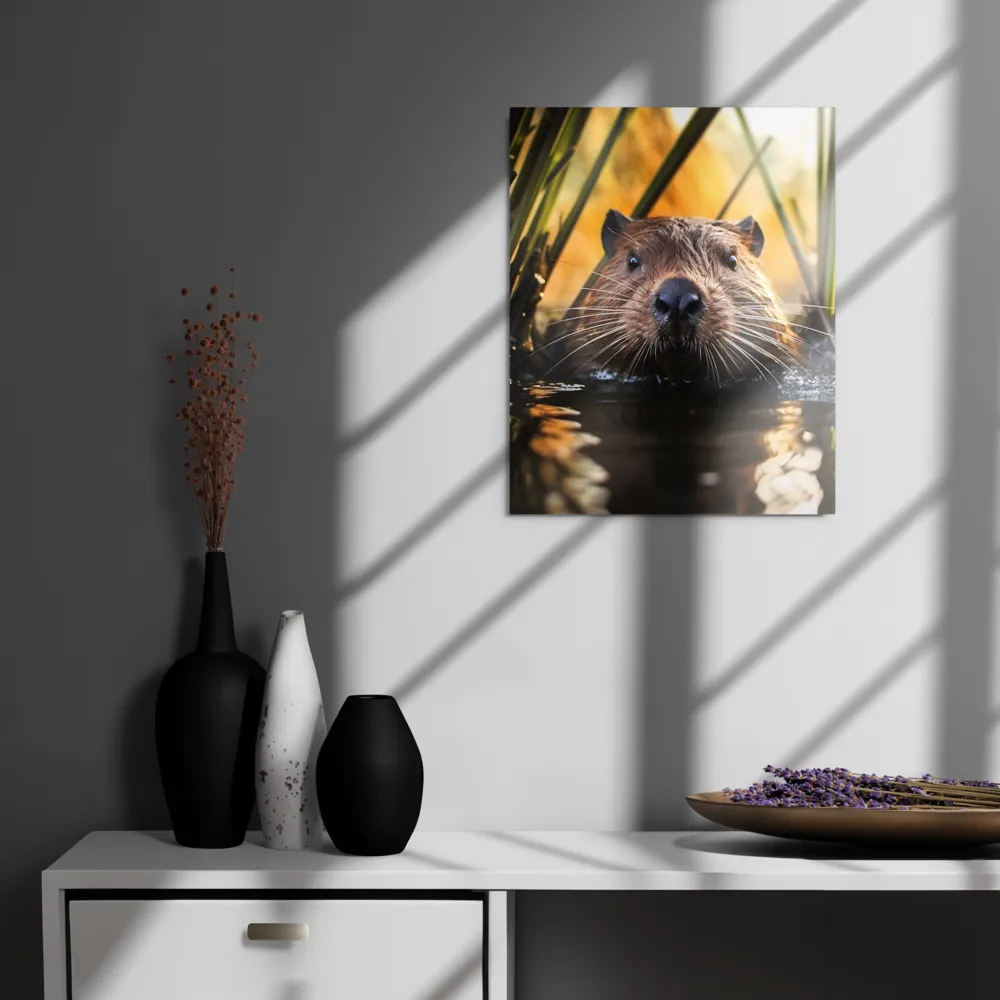 Beaver Serenity: A Natural Portrait