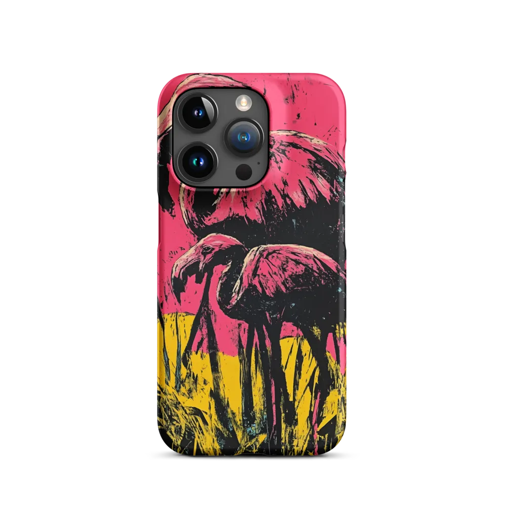 Flamingo Duet: A Pop Art Expression