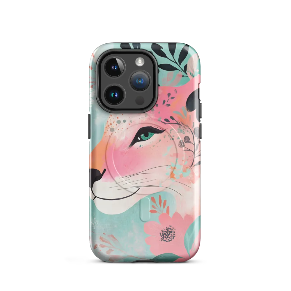 Whimsical Majesty: A Floral Lion