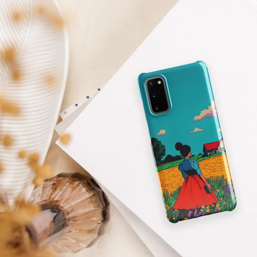 Whispers of a Sunlit Meadow | Phone Case |  S20 | Snap Case | Glossy