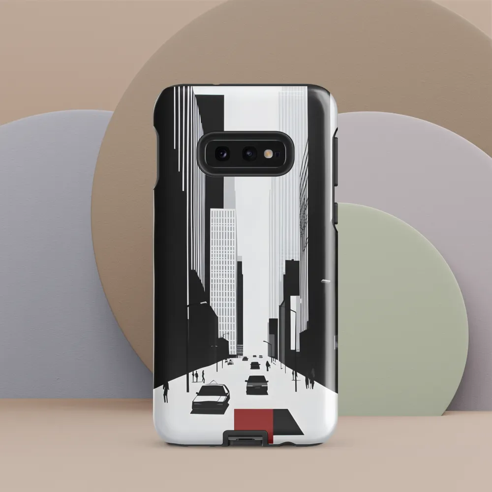 Urban Solitude: A Minimalistic Cityscape