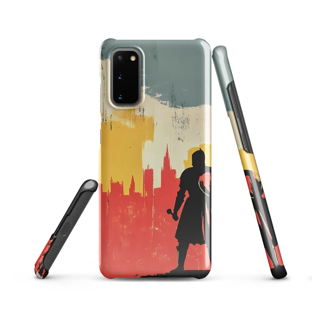 Hero in the Urban Dawn | Phone Case |  S20 | Snap Case | Glossy