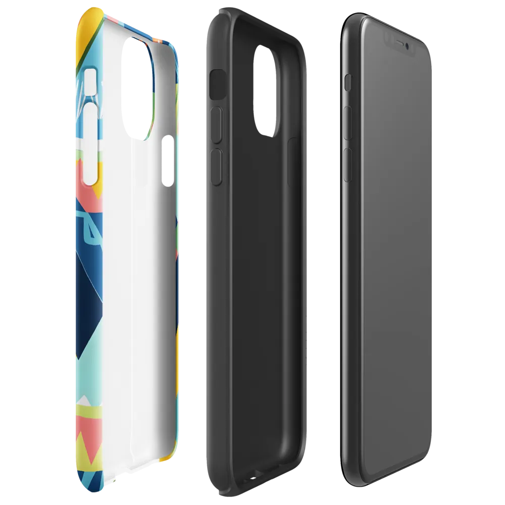 Vibrant Geometric Harmony | Phone Case |  11 Pro Max | Tough Case | Glossy