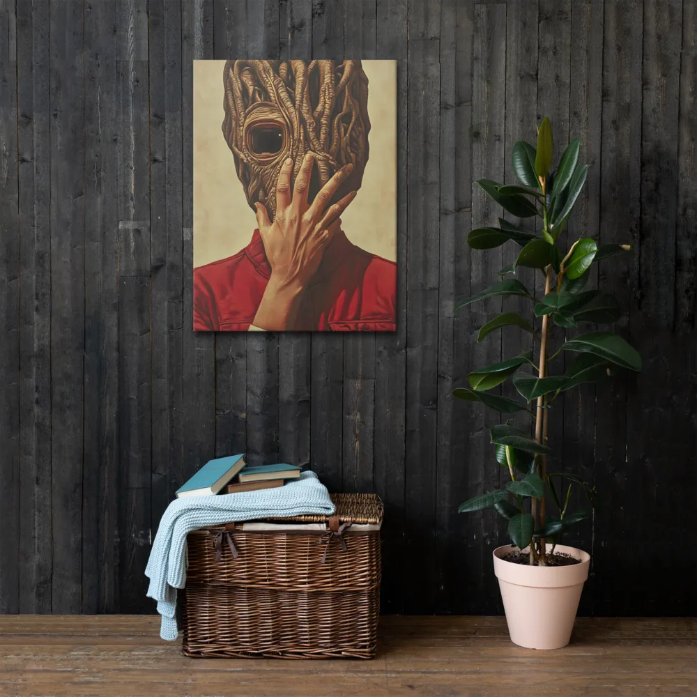 The Mask of Roots | Thin Canvas | 24″×32″