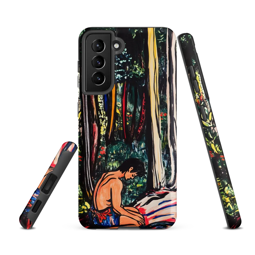 Contemplation in Nature | Phone Case |  S21 FE | Tough Case | Matte