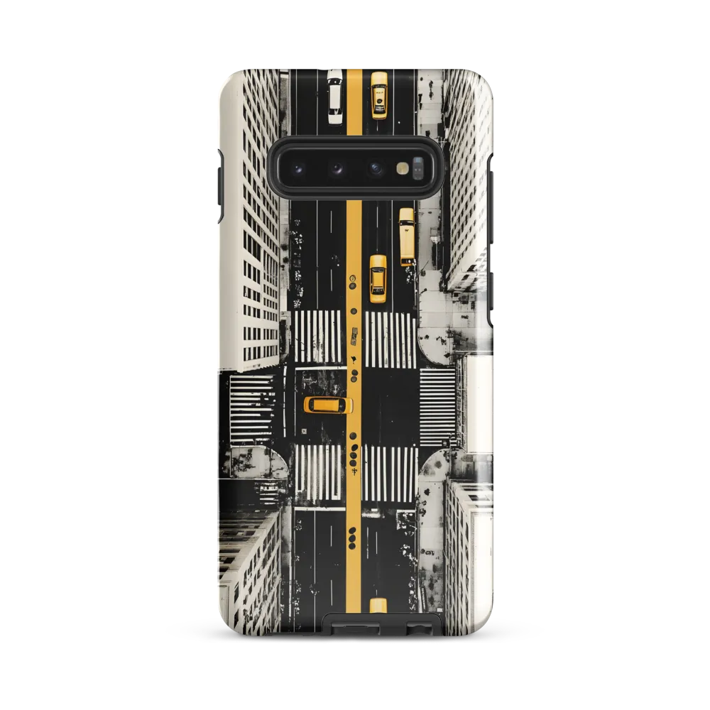 City Pulse: An Aerial Perspective | Phone Case |  S10 Plus | Tough Case | Glossy