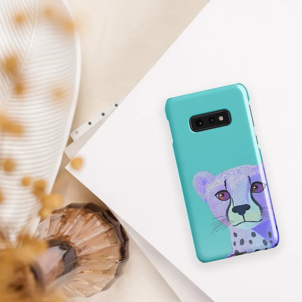 Curious Cheetah | Phone Case |  S10e | Snap Case | Glossy