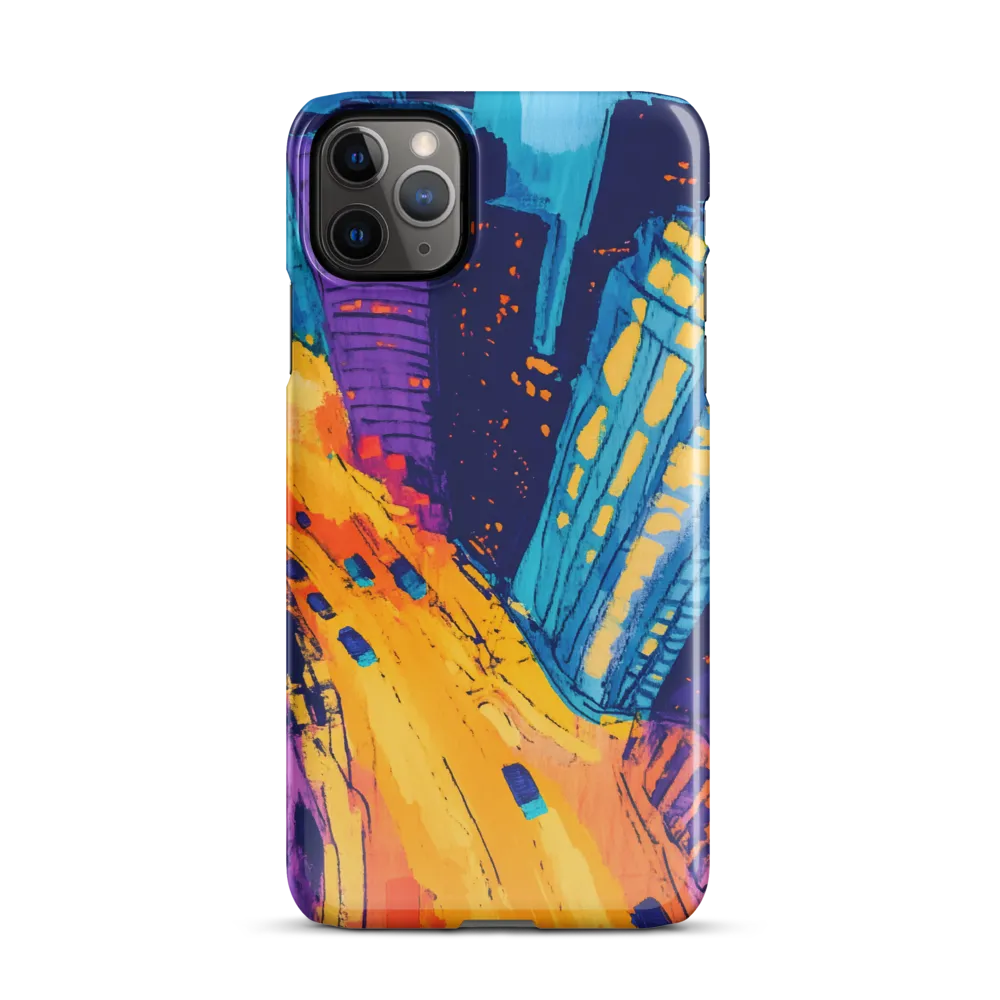 Electric City Nightscape | Phone Case |  11 Pro Max | Snap Case | Glossy