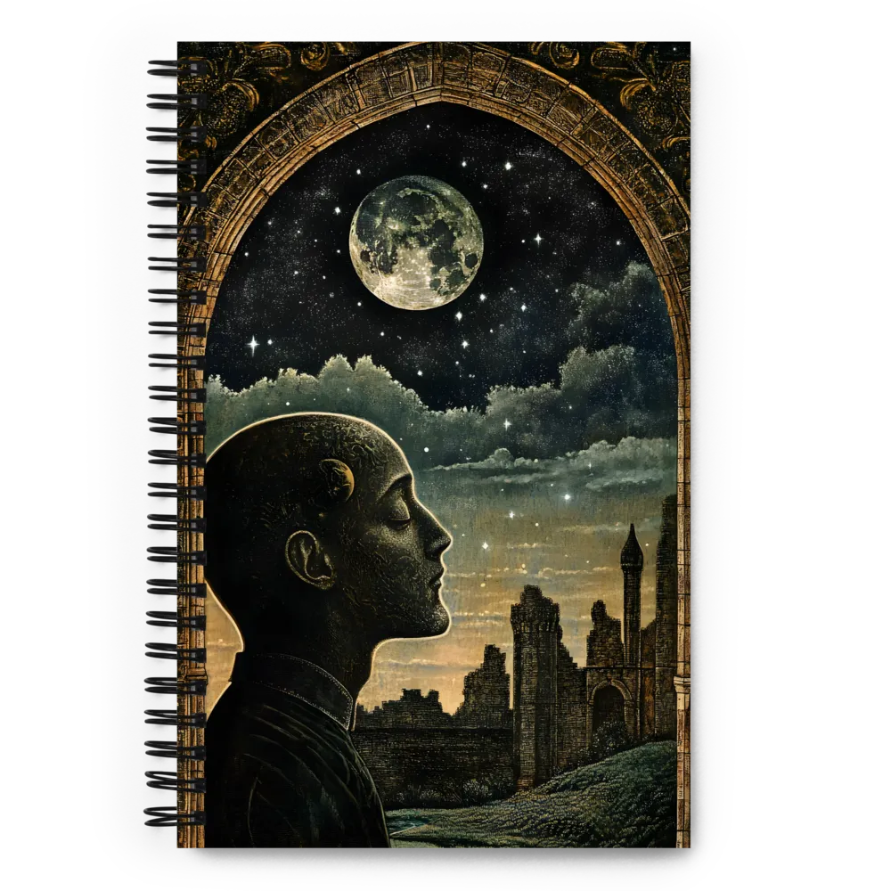 Whispers of the Moon | Spiral Notebook