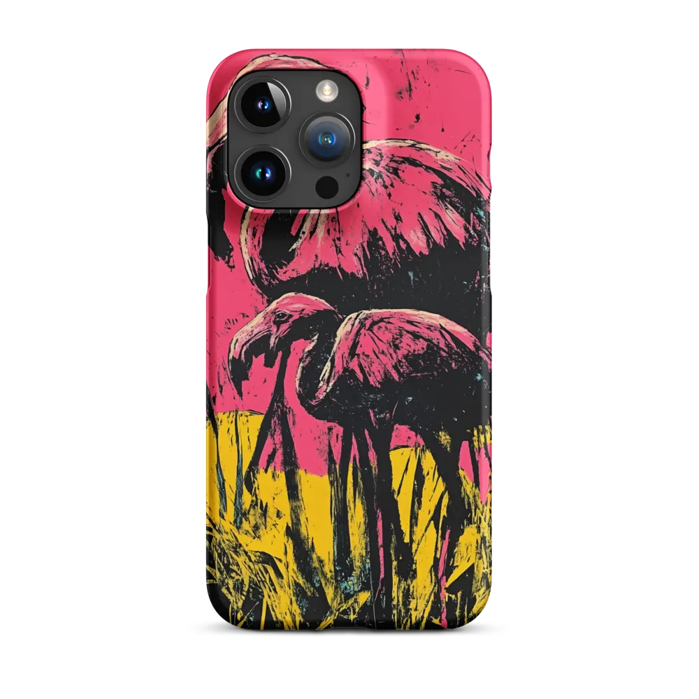 Flamingo Duet: A Pop Art Expression