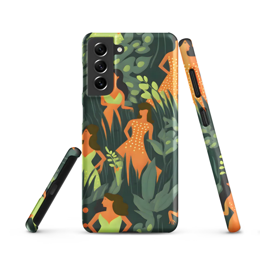 Playful Harmony in Patterns | Phone Case |  S21 | Snap Case | Matte
