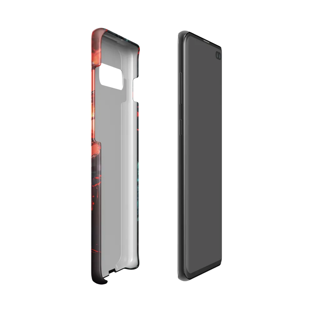 Fragmented Mind: The Silent Struggle | Phone Case |  S10 | Snap Case | Matte