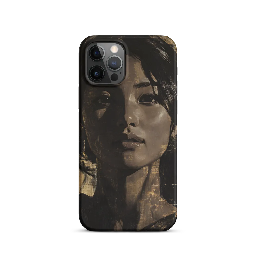 Golden Gaze: A Contemporary Portrait