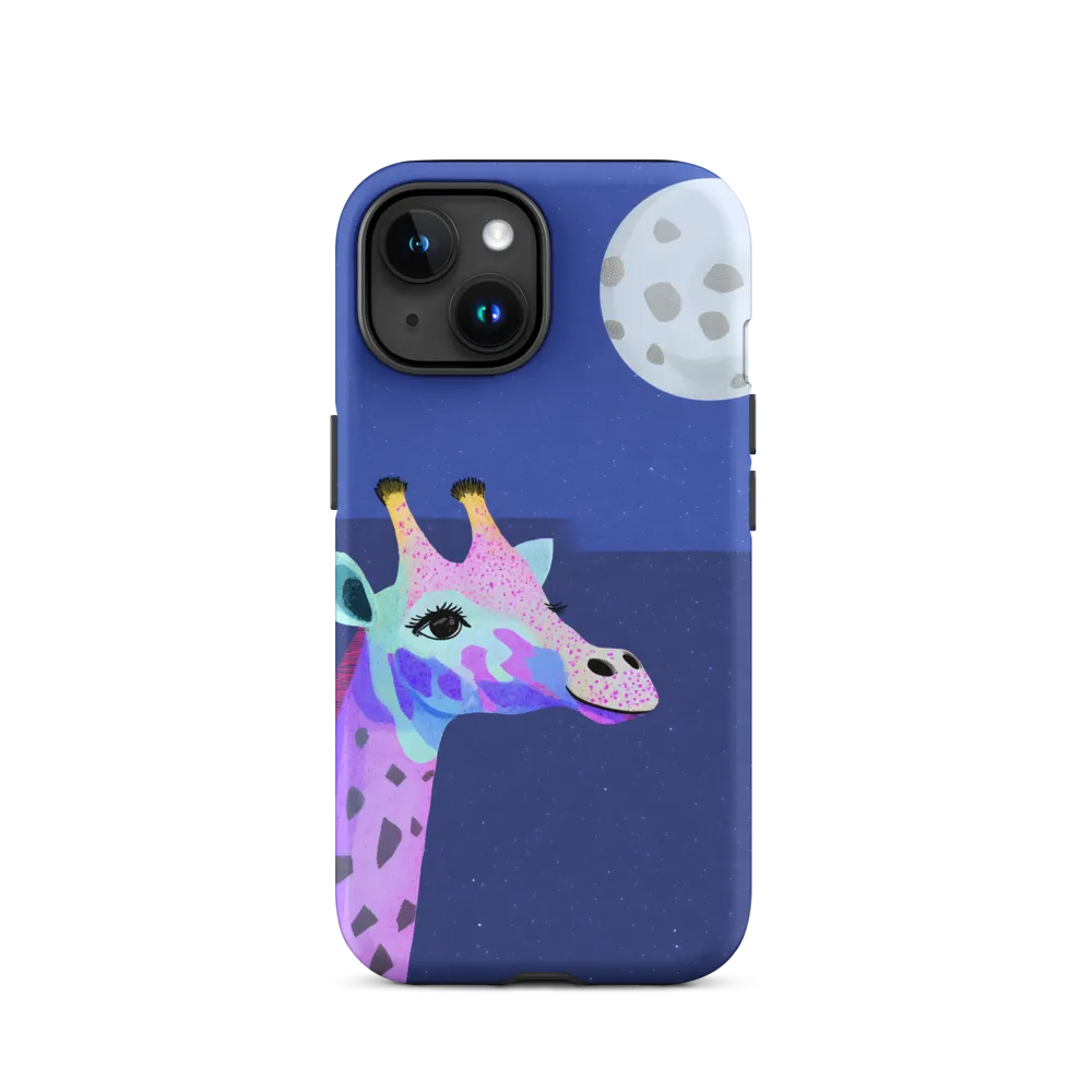 Whimsical Giraffe Under the Stars