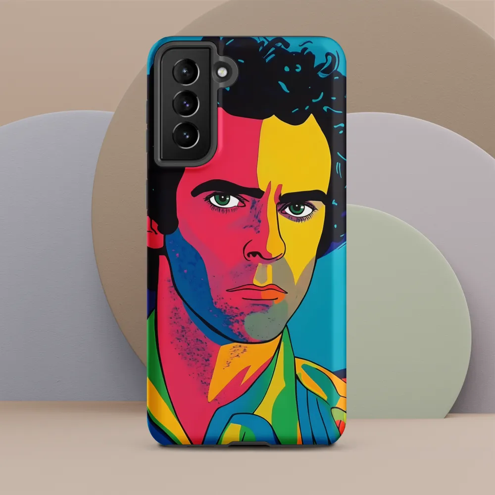 Electric Visage: A Portrait of Vibrance