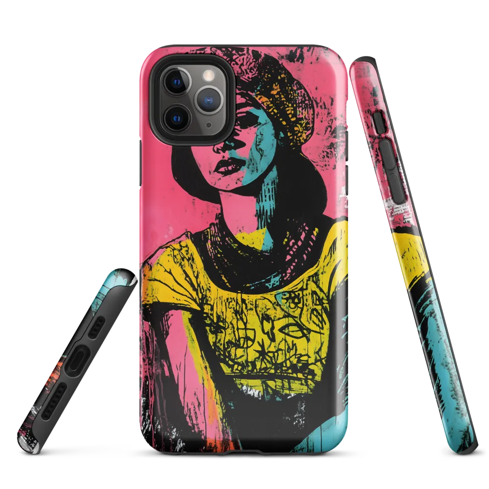 Urban Elegance: A Graffiti Portrait | Phone Case |  11 Pro Max | Tough Case | Glossy