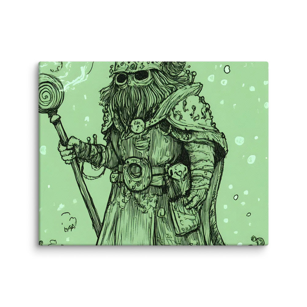 The Enigmatic Wizard | Canvas | 8″×10″