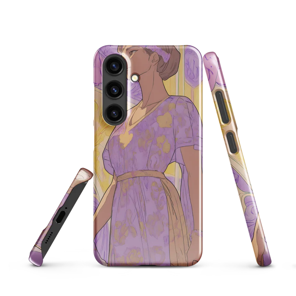 Elegance in Floral Harmony | Phone Case |  S24 | Snap Case | Glossy