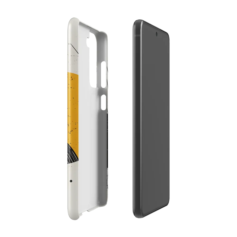 Dynamic Harmony in Black and Yellow