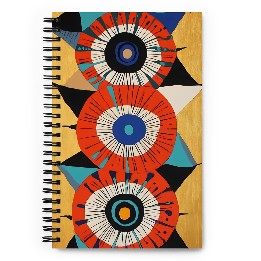 Vibrant Concentric Harmony | Spiral Notebook