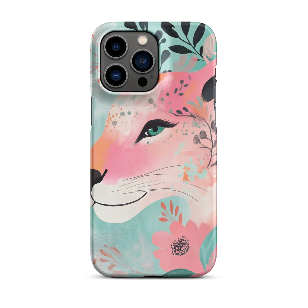 Whimsical Majesty: A Floral Lion