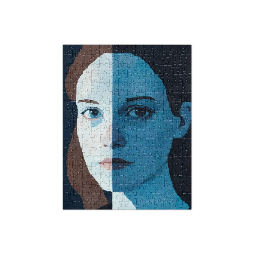 Duality in Blue | Jigsaw Puzzle | 252/520 pieces