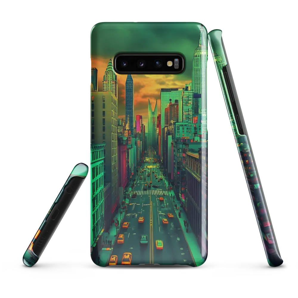 Urban Surrealism: Neon Dreams | Phone Case |  S10 Plus | Snap Case | Glossy