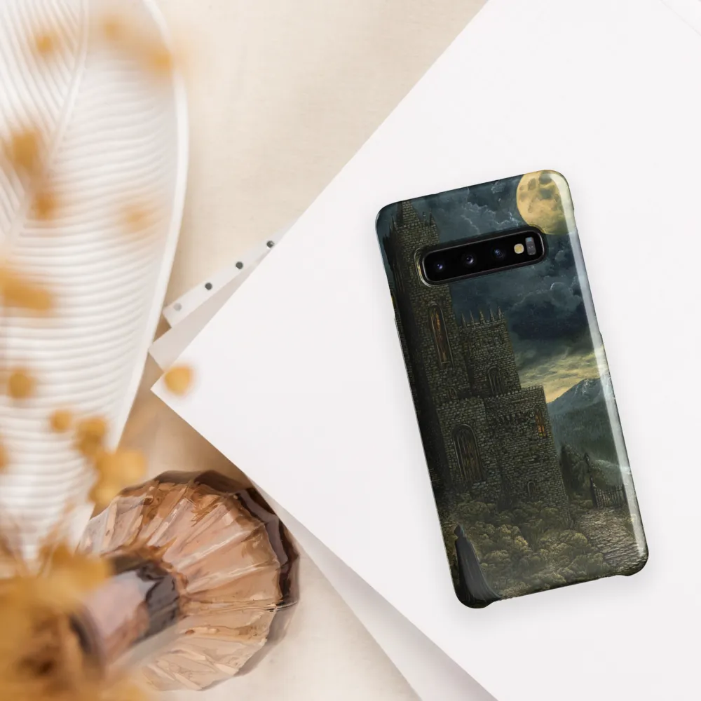 Whispers of the Moonlit Castle | Phone Case |  S10 | Snap Case | Glossy