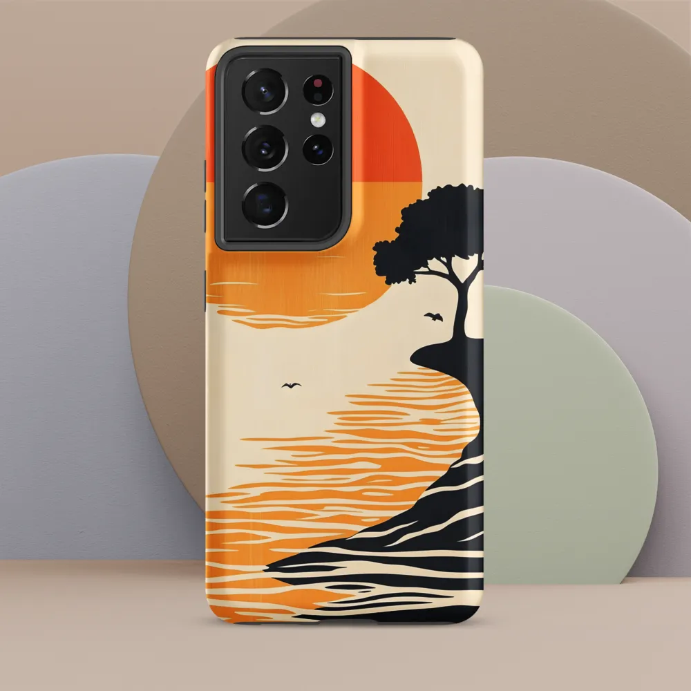Serene Sunset | Phone Case |  S21 Ultra | Tough Case | Matte