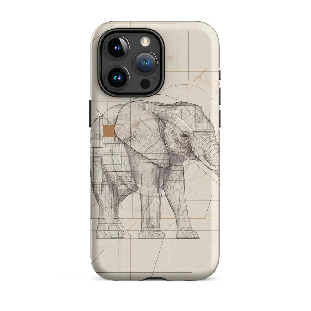 Geometric Elegance: The Steel Elephant