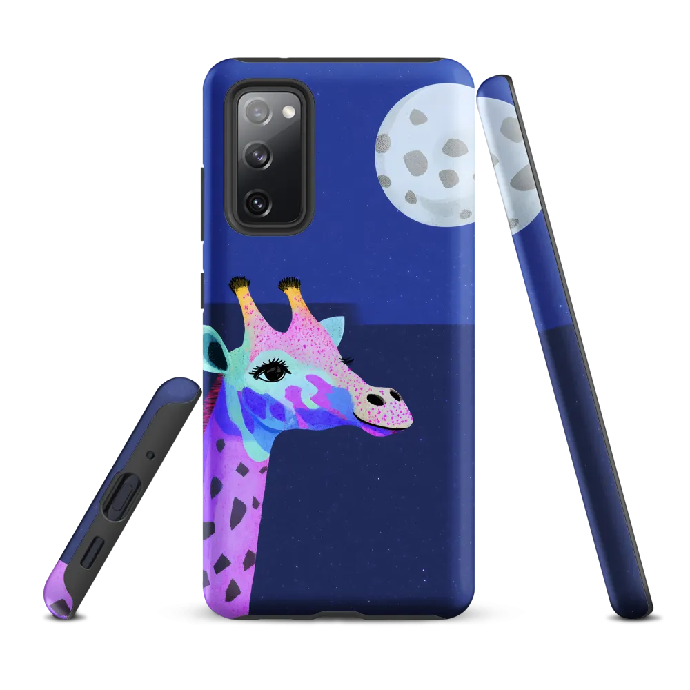 Whimsical Giraffe Under the Stars