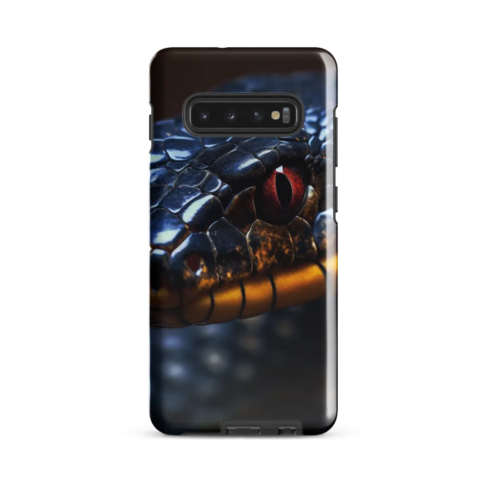 The Serpent's Gaze | Phone Case |  S10 Plus | Tough Case | Glossy