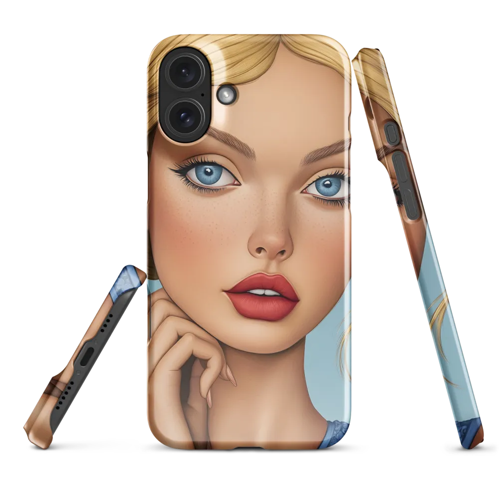 Serenity in Blue | Phone Case |  16 Plus | Snap Case | Glossy