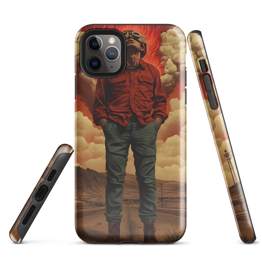 Defiant Spirit in a Surreal Landscape | Phone Case |  11 Pro Max | Tough Case | Glossy