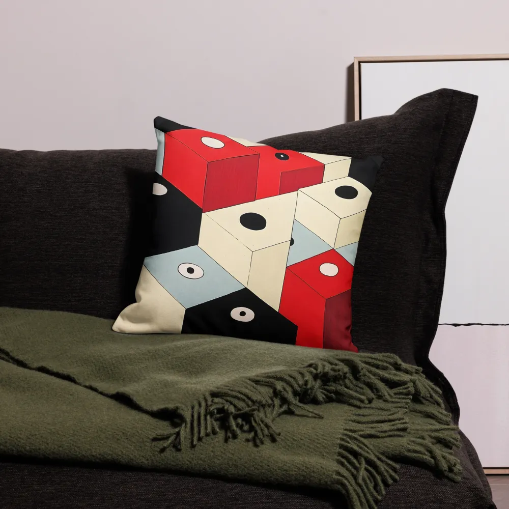 Dynamic Cubism | Pillow | 18″×18″