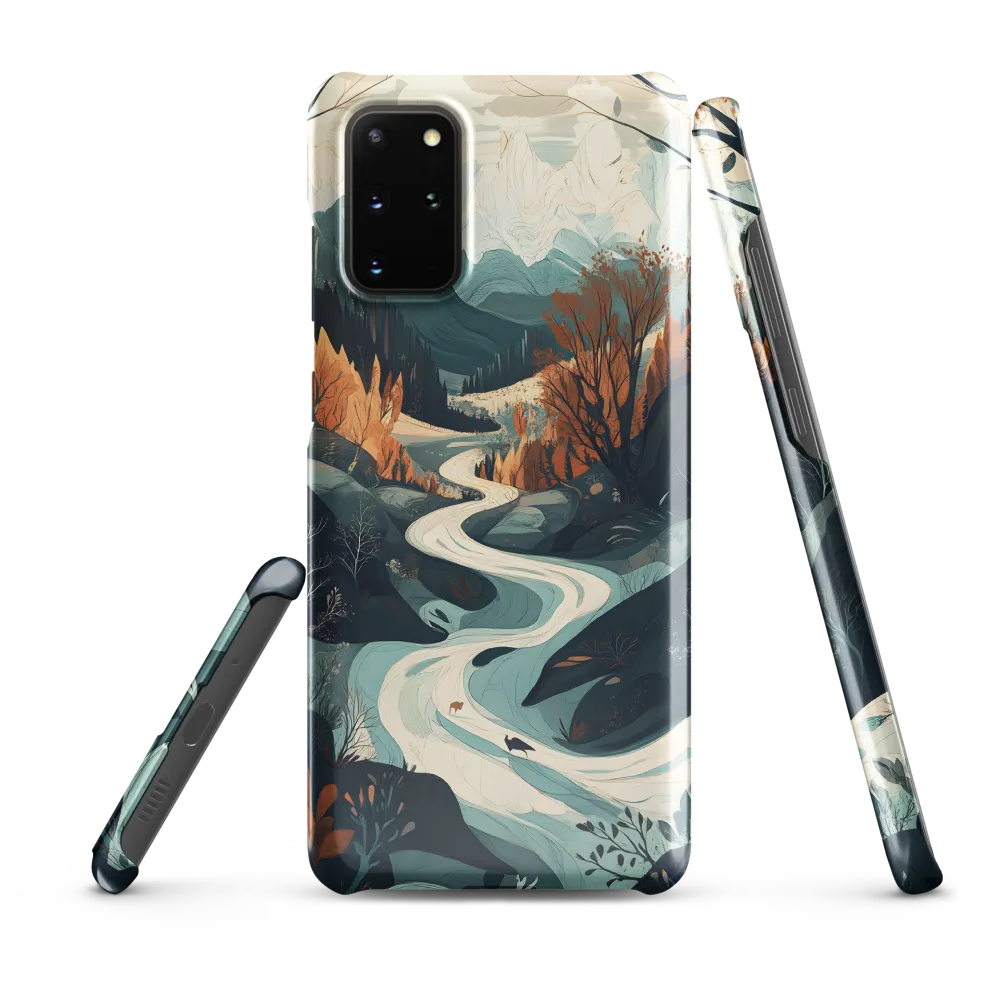Winding Serenity: A Digital Landscape