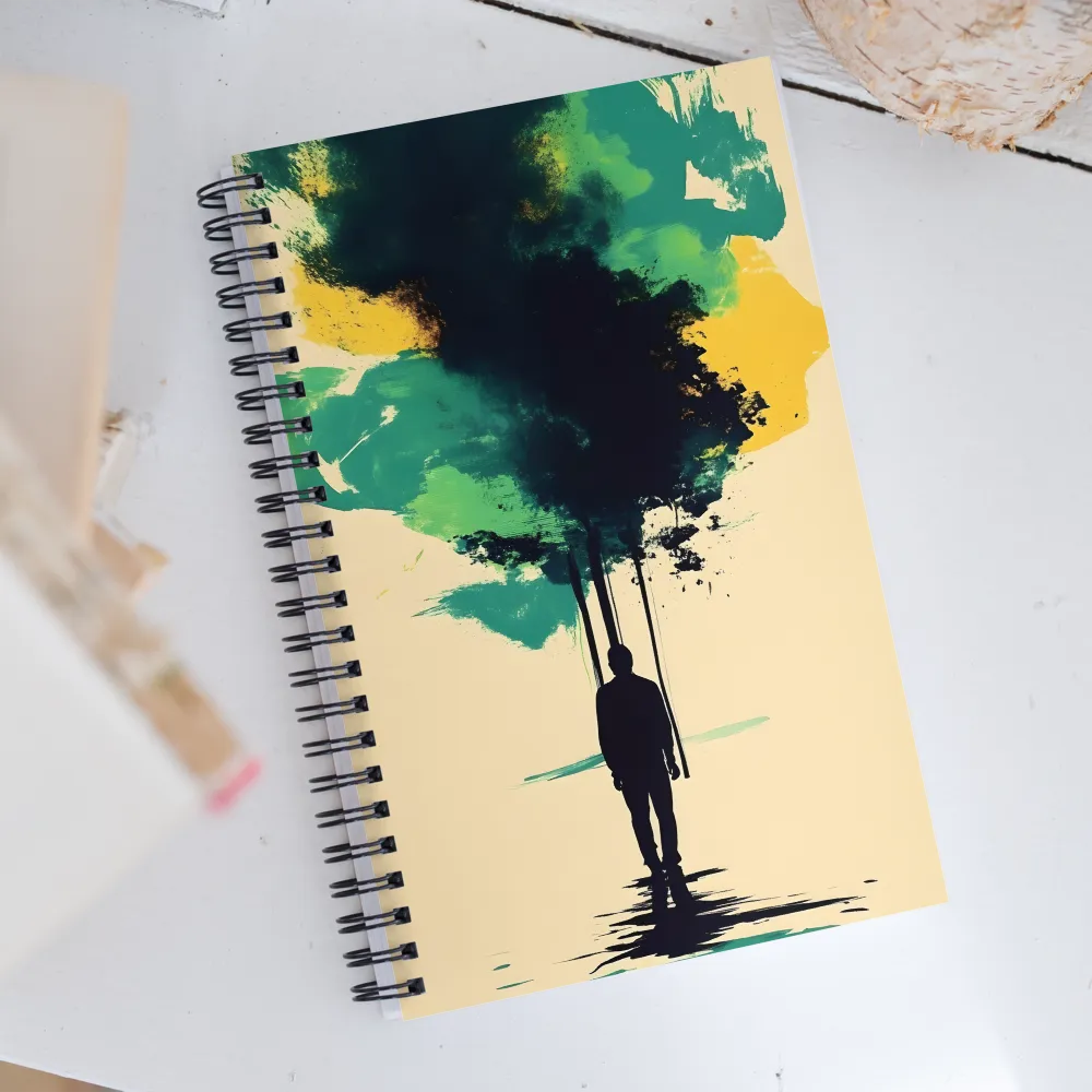 Whispers of Solitude | Spiral Notebook